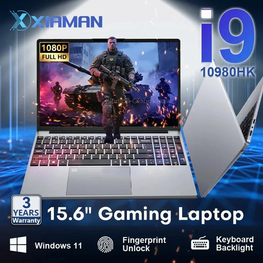 Xiaman Gaming Laptop I9-10980HK 16GB 1TB SSD Windows 11 Pro