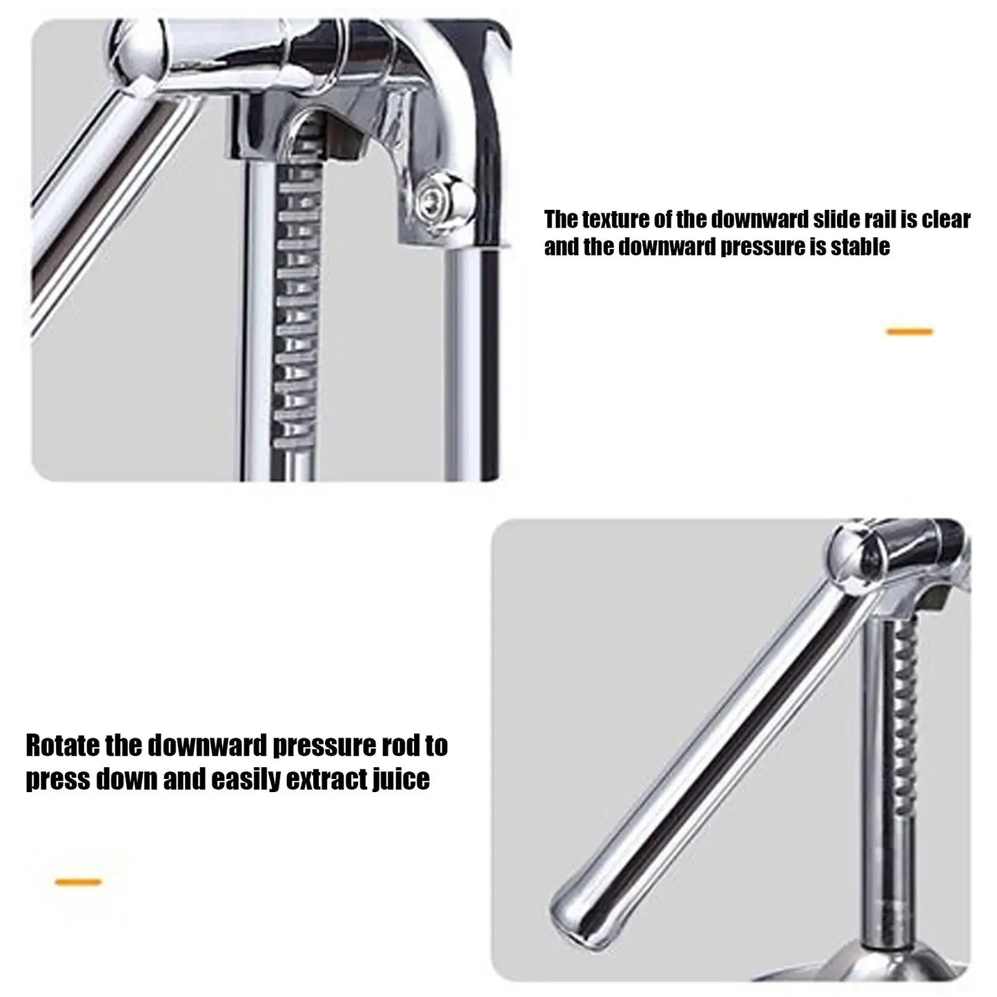 Stainless Steel Manual Juicer Handheld Fruit Orange Juice Maker Citrus Press