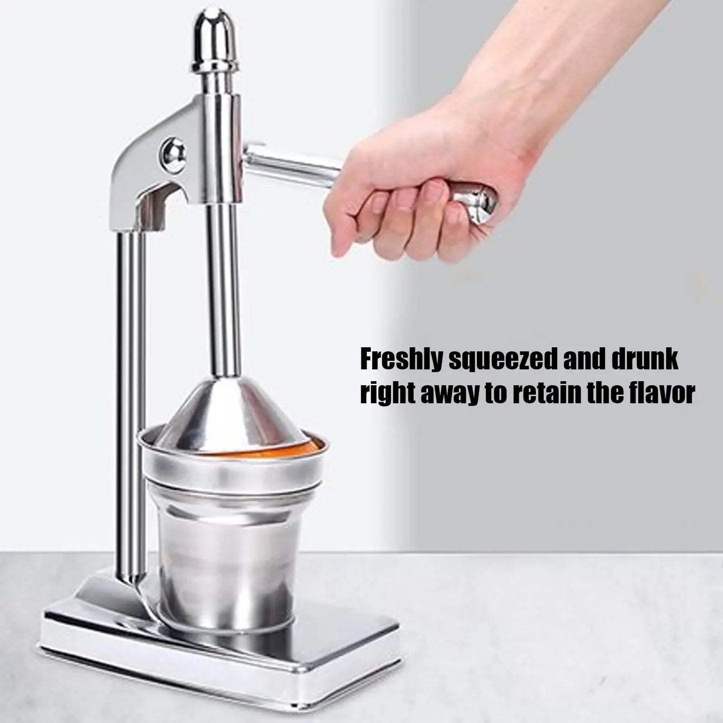 Stainless Steel Manual Juicer Handheld Fruit Orange Juice Maker Citrus Press