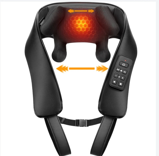 MASGREE Cordless Neck Massager With Adjustable Settings And Heat
