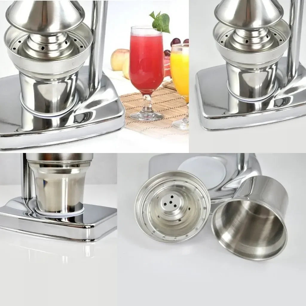 Stainless Steel Manual Juicer Handheld Fruit Orange Juice Maker Citrus Press